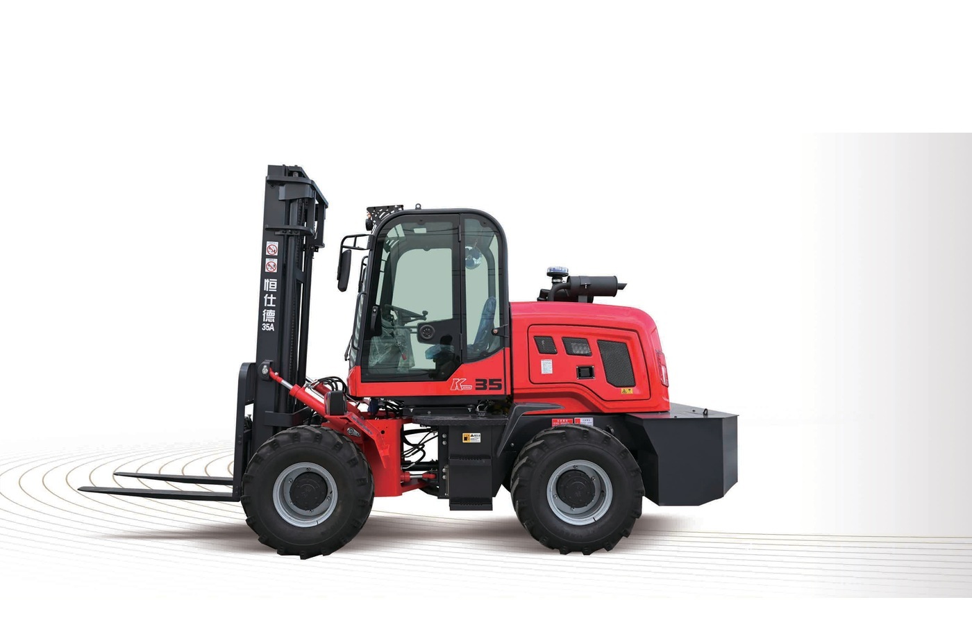 Hengshide 35A Front-Articulated Rough-Terrain Forklift