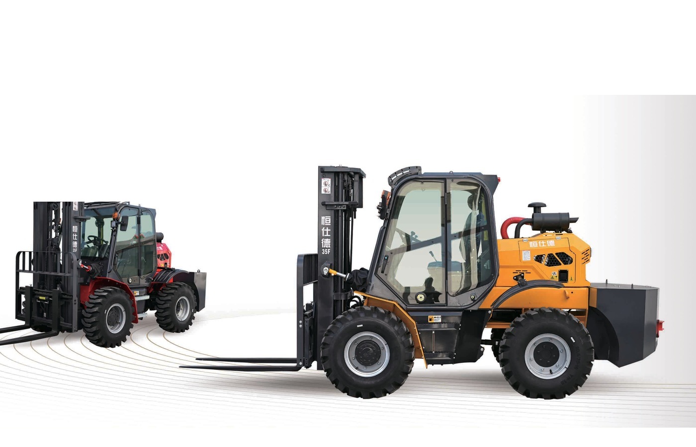 Hengshide 35F All-in-one Rough Terrain Forklift