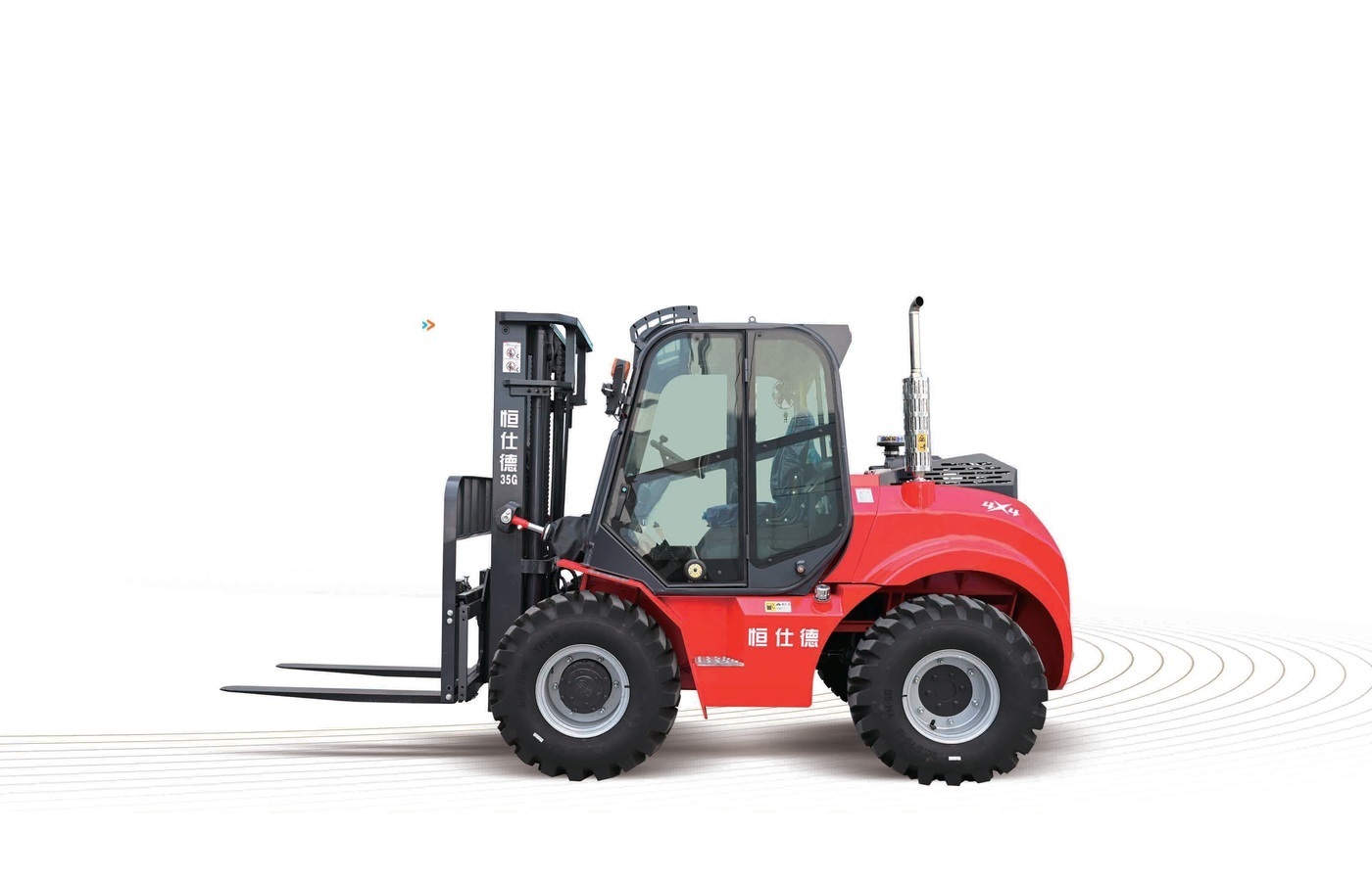 Hengshide 35G 3.5T rough terrain forklift