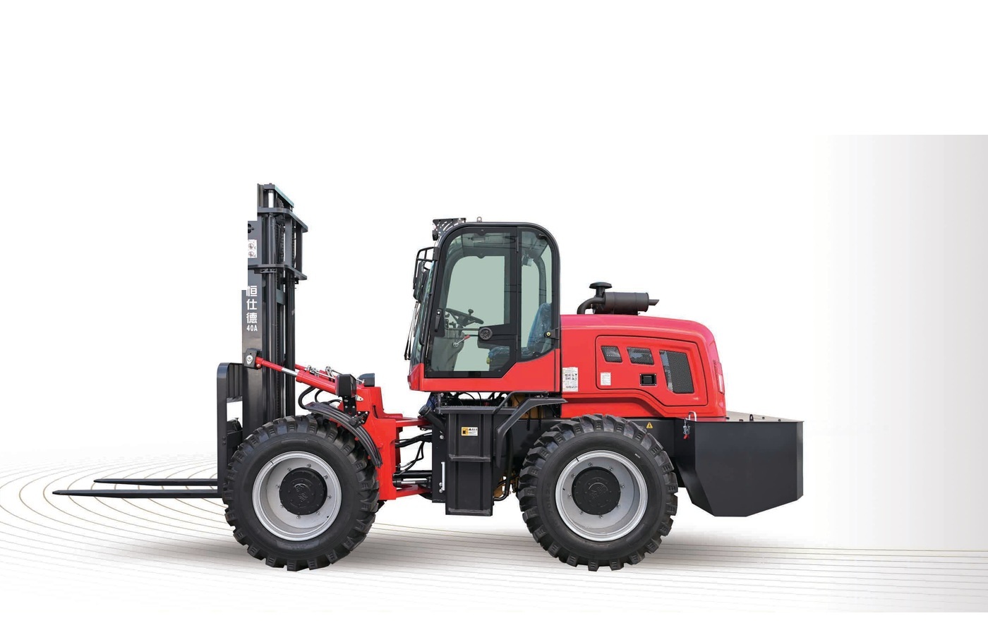 Hengshide 40A Front-Articulated Rough-Terrain Forklift