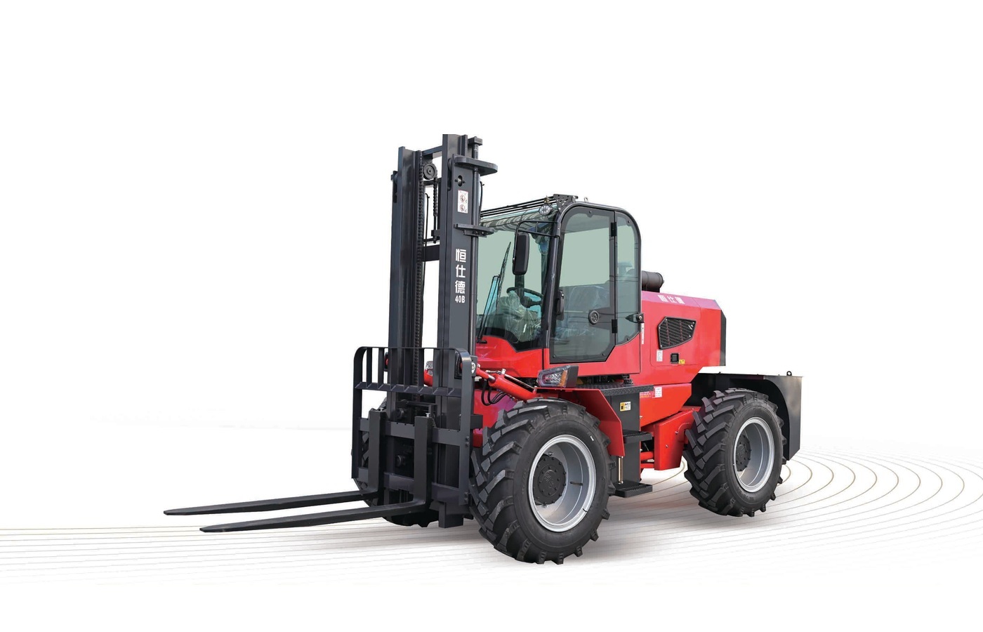 Hengshide 40B Rear-Articulated Rough-Terrain Forklift